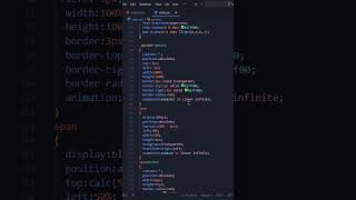 CSS Loading Spinner | CSS Spinner Animation Using HTML and CSS #shorts #shortvideo #html #css