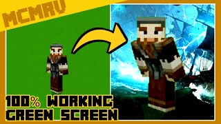 Green Screen at Minecraft! (Tutorial) Java, MCPE, Bedrock