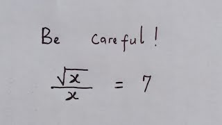 Interesting algebraic equation | Can you solve ?