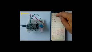 #send  #data  measured by #dht11  #sensor  #connected  to #esp32  via #wifi #shorts