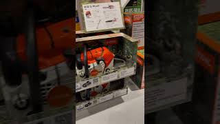 Kids Toy Chainsaw Trimmer Blower Stihl  #toys #tools #chainsaw
