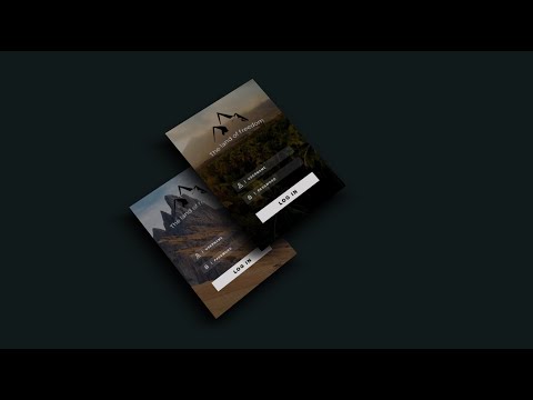 Login form with video background and 3D look using HTML, CSS