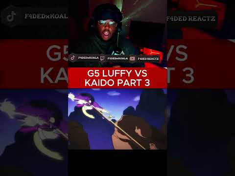 FIRST TIME WATCHIN GGEAR 5 LUFFY VS KAIDO Reaction. #onepiece #luffyanime