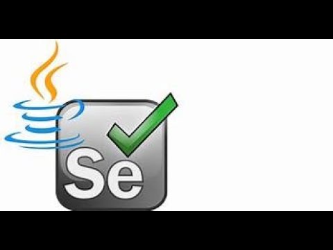 Selenium With JAVA Training Session 1
