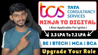 Upgrade From TCS Ignite & Ninja To TCS Digital | 3 LPA To 7 LPA | Even After Selection