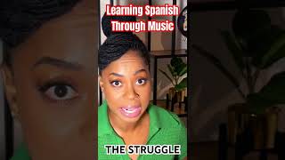 Learning Spanish Through Music- The Struggle #learnspanish #learnmusic #yameentere