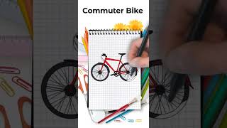 Draw Commuter Bike | Easy drawing | #drawings #shorts #trendingshorts #viralshortsvideo
