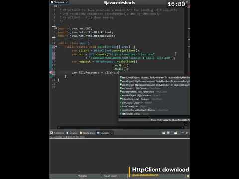 0050 HttpClien tDownload in #java #programming #coding #shorts