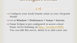 SonarQube Configuration