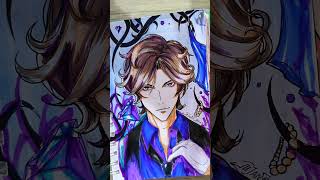 adding details #anime #otome #geniusotome #geniusotomeart #gameart #poster #outofmyhead #mjane_art