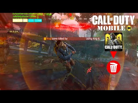 I will uninstall COD Mobile: Behind the scene 1