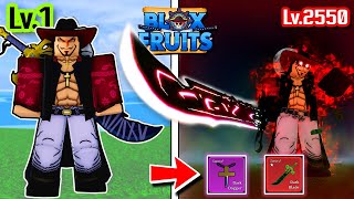 Blox Fruits เวล 1 ถึง 2550 ตอนเดียวจบ! | มิฮอร์ค ดาบโยรุ เผ่า V4 ตัน !