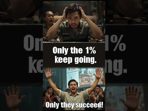 3 Types of People in Life (Most Give Up… But the 1% Succeed!) #motivation #habitsthatchangeyourlife