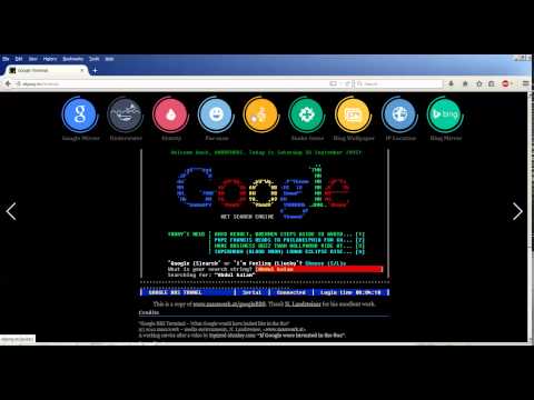 Amazing fact Google Terminal