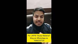 🔥 One Single Book for #jkpsi exam #jkssbonlinetutorial