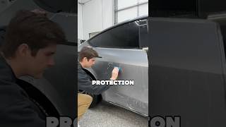 I Wrapped my new Model Y in a Matte Paint Protection Film 😳👀