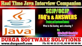 Java Interview Companion||Scjp/Ocjp What is the boxing  and unboxing?