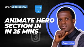 Animate hero section in 25 mins