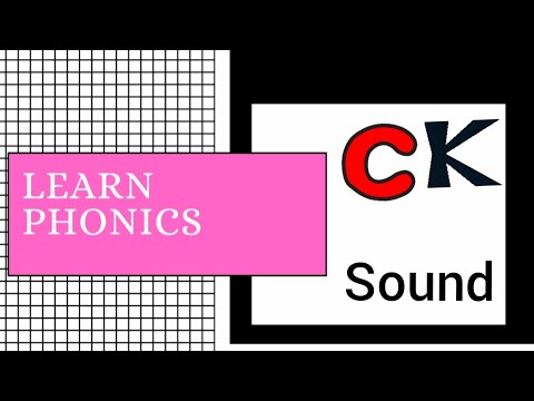'CK' Sound | Learn Phonics For Kids | Alphabet Sounds | ඉංග්‍රීසි අකුරු වල සිංහල ශබ්ද  #studyRoom