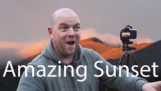 Landscape photography vlog   AMAZING SUNSET