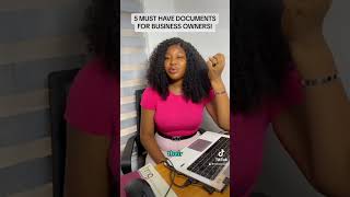 Must have business documents. #nigerianlawyers #workfromhome #legaltech #technologylaw #techlaw