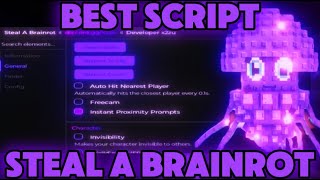 Steal A Brainrot Script *NO KEY* - Steal In 1 Second, Speed Boost, Anti Kick, No Kick & More! 🛡️🏃
