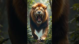 Kittens in Danger 😱 Mom Cat vs Lion 🦁 #cat #ai #aistory #catstory #shorts