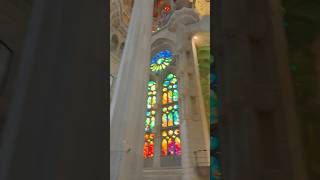 Inside Sagrada Familia Barcelona Spain