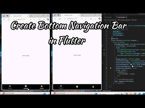 How to implement Bottom Navigation Bar in Flutter? Full Tutorial step by step