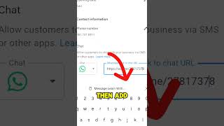 Instantly Chat with Your Customer's by Add WhatsApp to Business #whatsappintegration