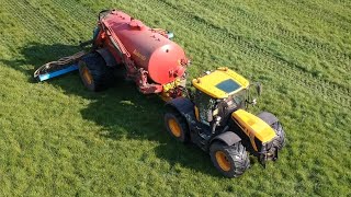 Slurry injection with JCB, Schuitemaker & Duport