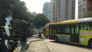 澳門新時代 巴士8A巴士 殷皇子馬路 往 青洲方向 沿路 景觀 Part 5 Macau One Minute  (00290)