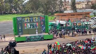 Biniam Girmay homecoming celebration after Green Jersey win of the tour of de France 🇫🇷 🇪🇷