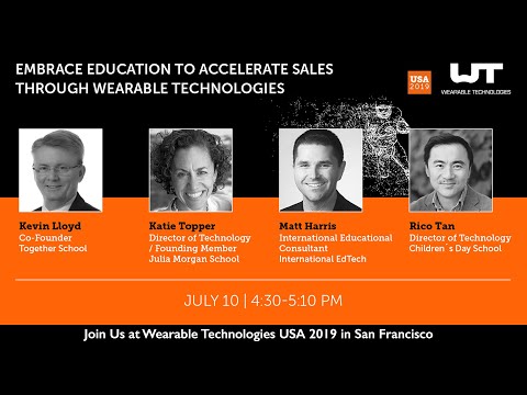 Wearables 5 - Join Us at Wearable Technologies USA 2019 in San Francisco