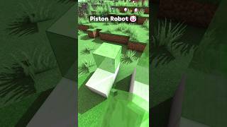 Minecraft Piston Robot 🤡 (Your Way's Better) #shorts #minecraft