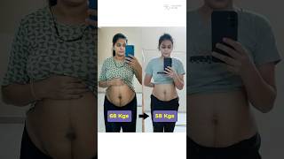 10 Kgs Belly Fat loss Post Delivery (Postpartum Journey)