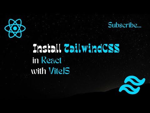 How to use tailwind CSS in React JS for Beginners | Install Tailwind CSS in React App from Scratch