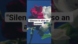 #SilenceSpeaks#DeepThoughts#QuoteOfTheDay#SilentWisdom#MinimalWordsMaximumImpact# #song #music