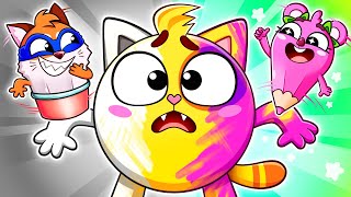 Find My Colour | Funny Drawing Pencils 🌈 Funny Kids Songs 🐱🐨🐰🦁 And Nursery Rhymes by Baby Zoo