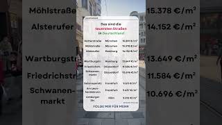 Das sind die teuersten Straßen in Deutschland! #immobilien #immo #haus #immobilier #immobilier