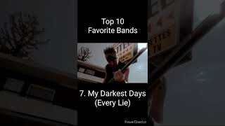 Top 10 Favorite Bands #shorts #2000srock #music #postgrunge