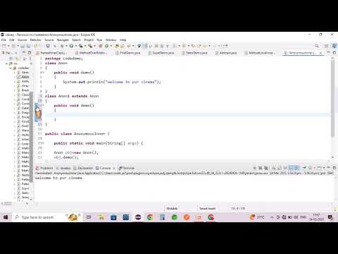 Anonymous inner class in java