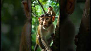 The Monkey #aiviral #wildlife #aifilms #cat #birds #aifilm #catcat #animals #aistorytelling