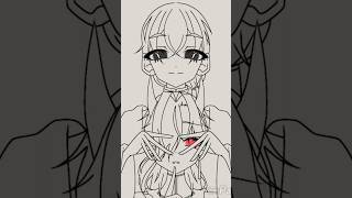 代理と閻魔様 #イラスト #デジタル #イラストメイキング #代理 #アナログ #オリキャラ