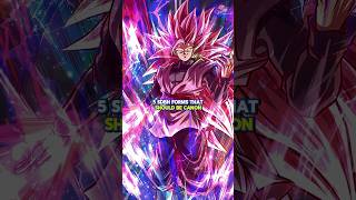 Five SDBH Forms that should be canon?!
