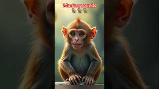Monkey 🐒 sounds Voice #aigenerated #animalsounds #monkeysounds #aimusicgenerator