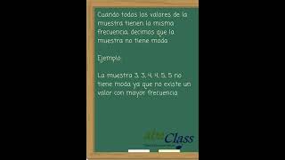 Que es la moda? #estadistica #tutorias #online #educación
