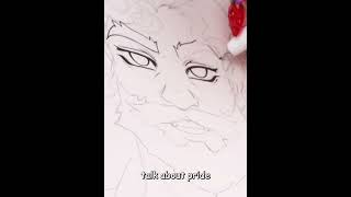 Drawing Zeus from Epic The Musical