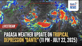 LIVE - PAGASA weather update (11 PM - July 22, 2025) | GMA Integrated News - Replay