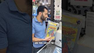 Trading a Diamond Venom Chain For Rare Comic Books #traxnyc #comicbooks #shorts